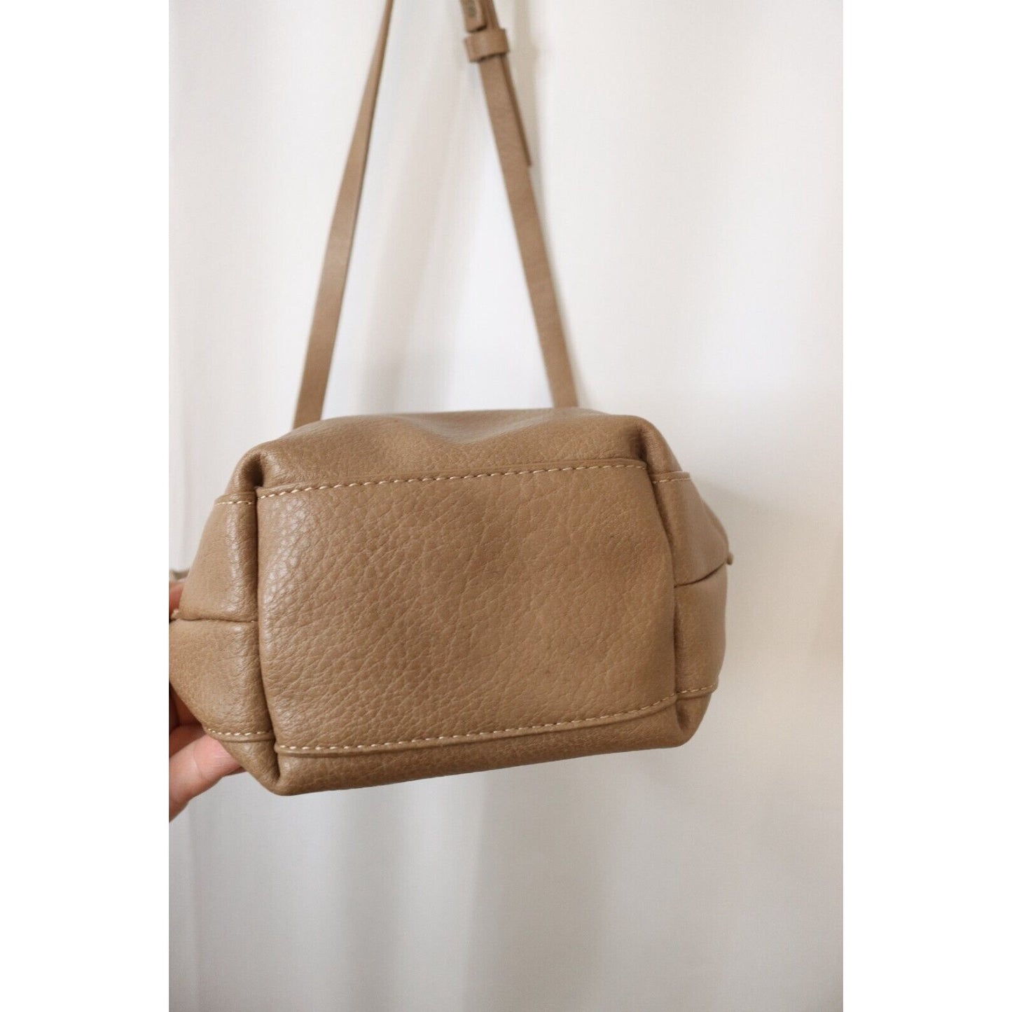 By Antropologie Brown Bag Adjustable Crossbody Strap