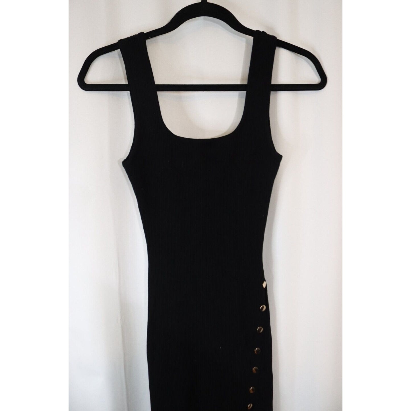 Winsor Dress Ribbed Dress Black Junior/Women Size Large