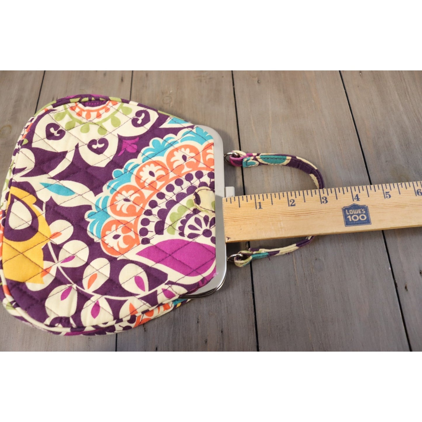 Vera Bradley Convertiable Top Handle/Crossbody Floral Small Bag Mini Frame