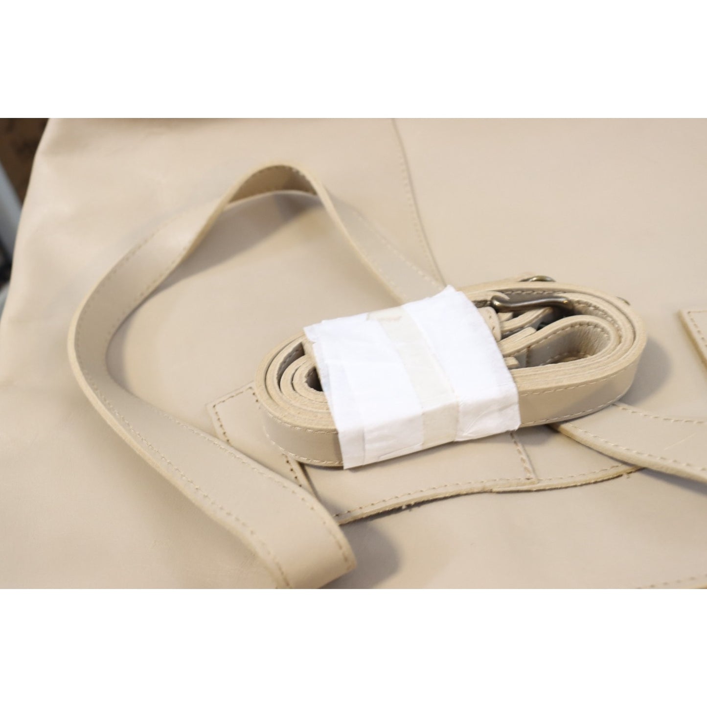 Able Alem Utility Bag Fog Tote Zip Crossbody Large Double Handle