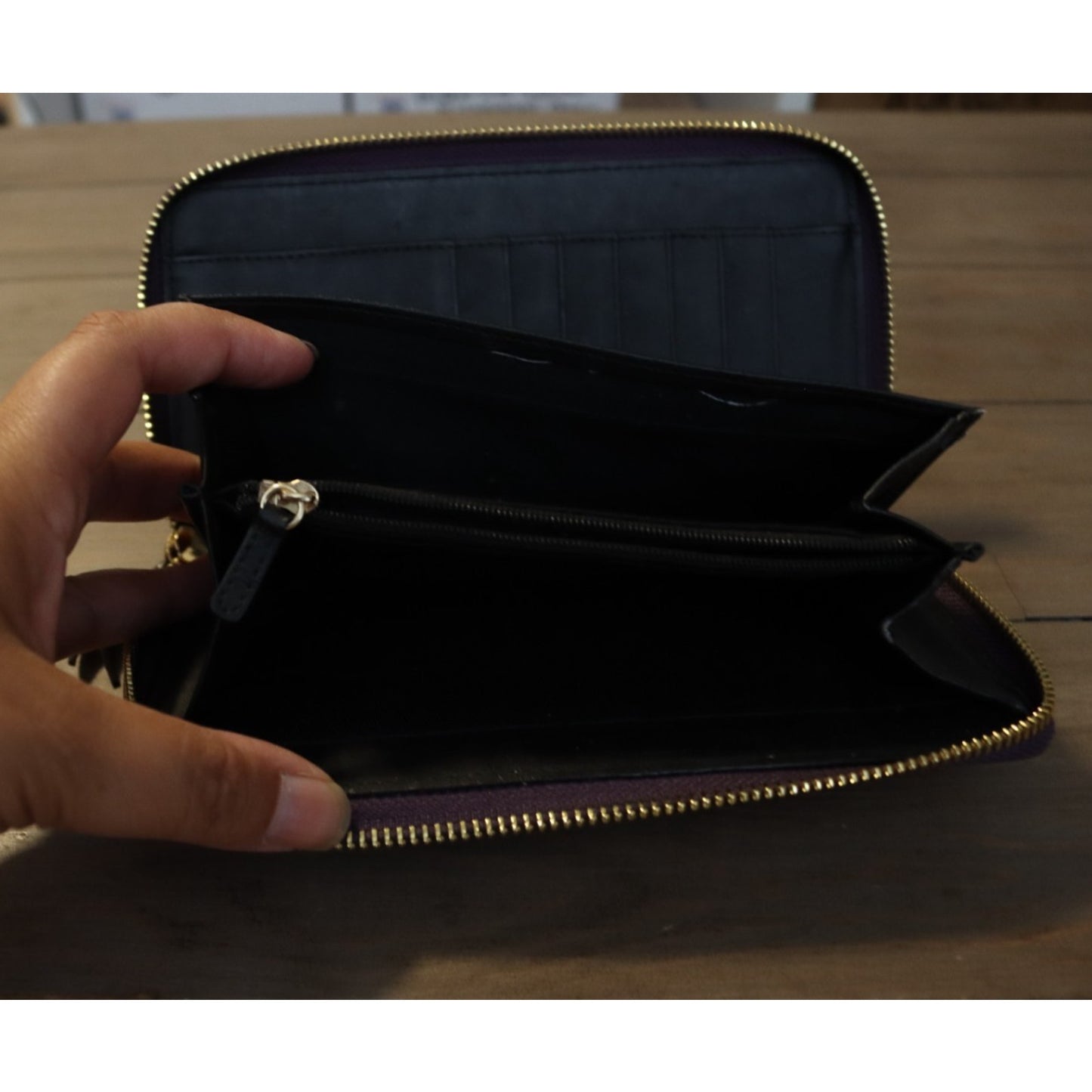Lodis Purple Wallet Shiny