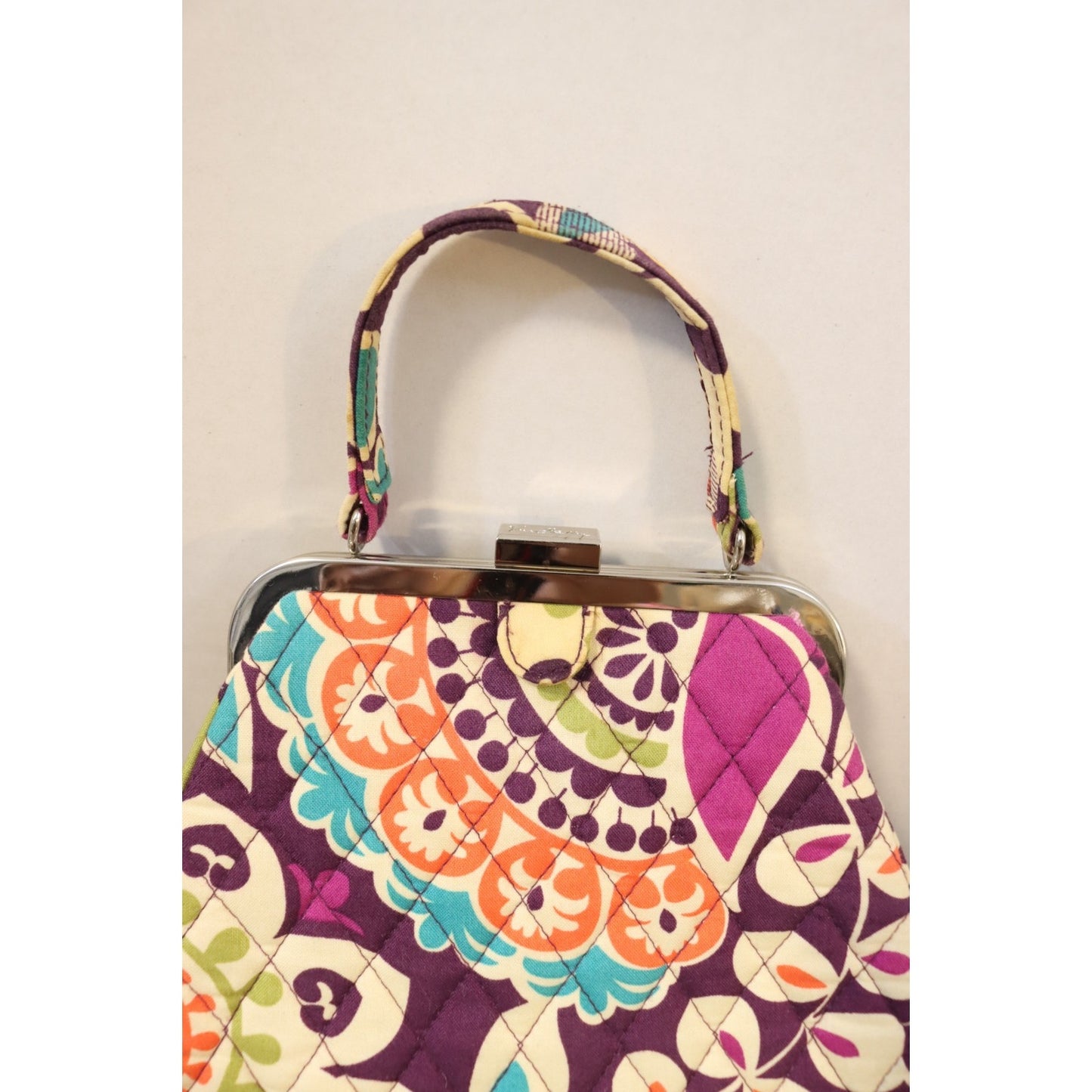 Vera Bradley Convertiable Top Handle/Crossbody Floral Small Bag Mini Frame