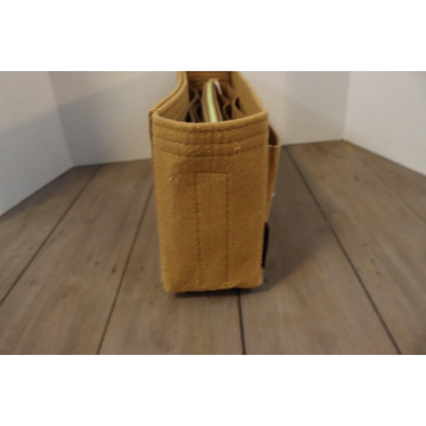 Omystyle Purse Insert Yellow Felt Organizer