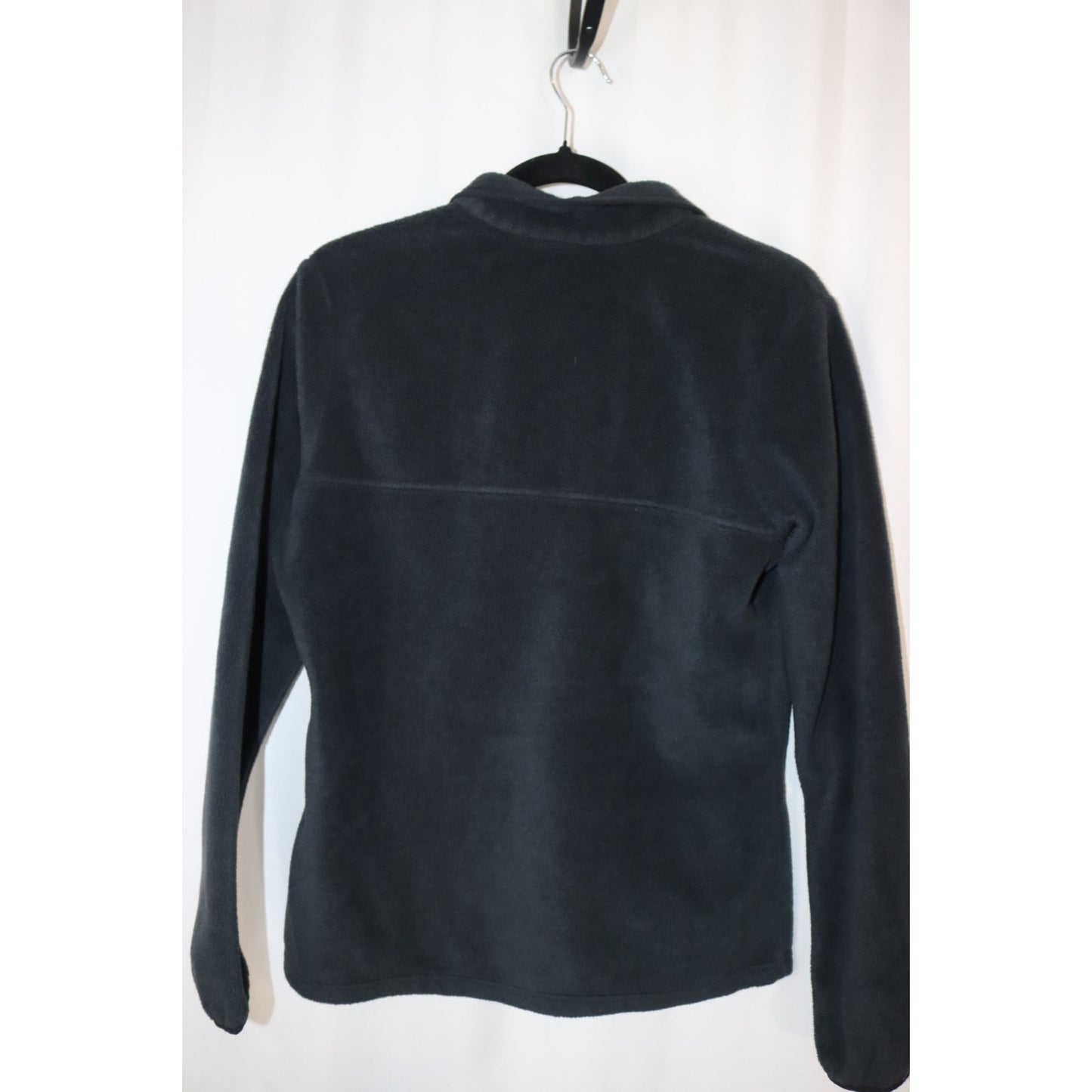 Columbia Small Button Fleece Long Sleeve Pullover Black