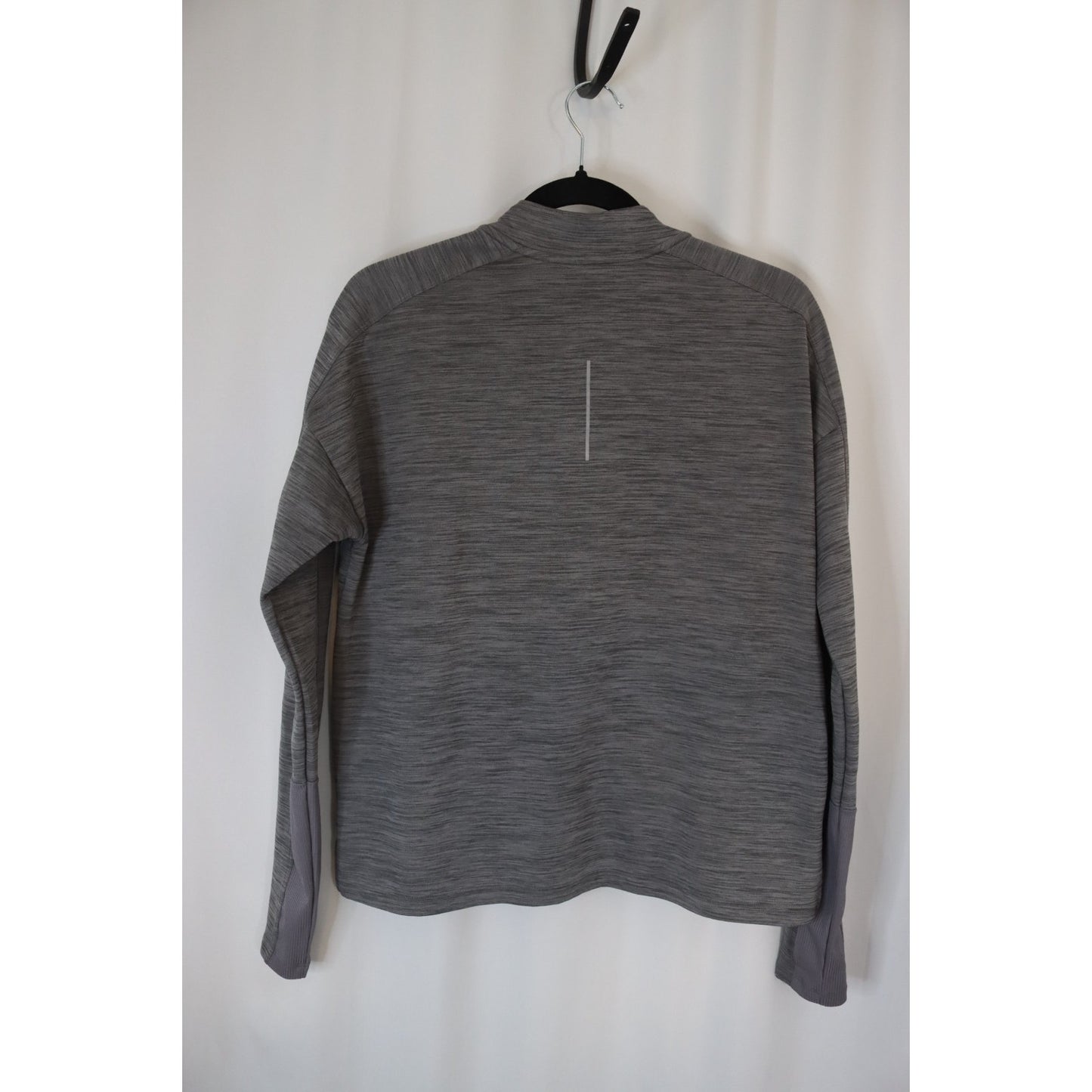 Nike Dri-Fit Medium Running Grey Long Sleeve Sport Top 1/4 Zip