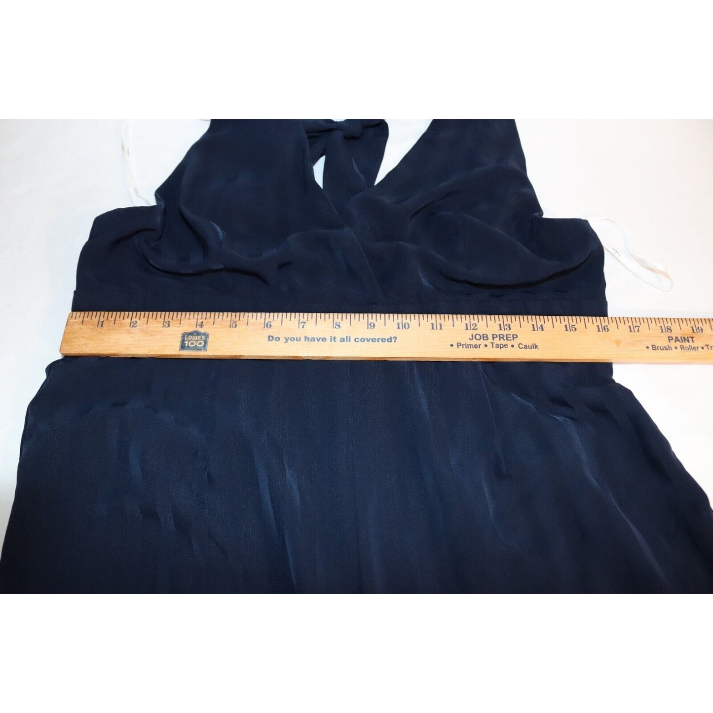 Lulus Wide Leg Jumpsuit Blue Size X Large Sleeveless Polyester/Rayon