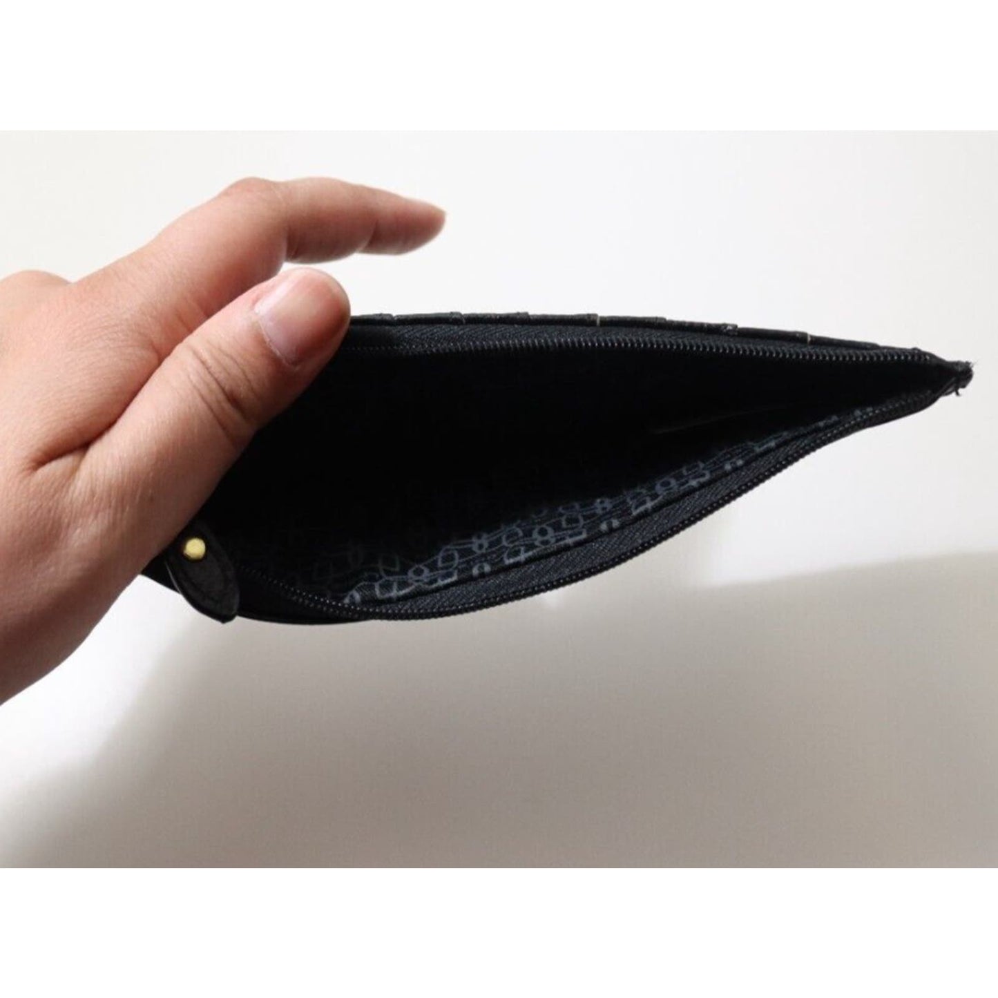 LODIS Credit Card Wallet BLACK Coin PURSE Leather Small For Small Bags.