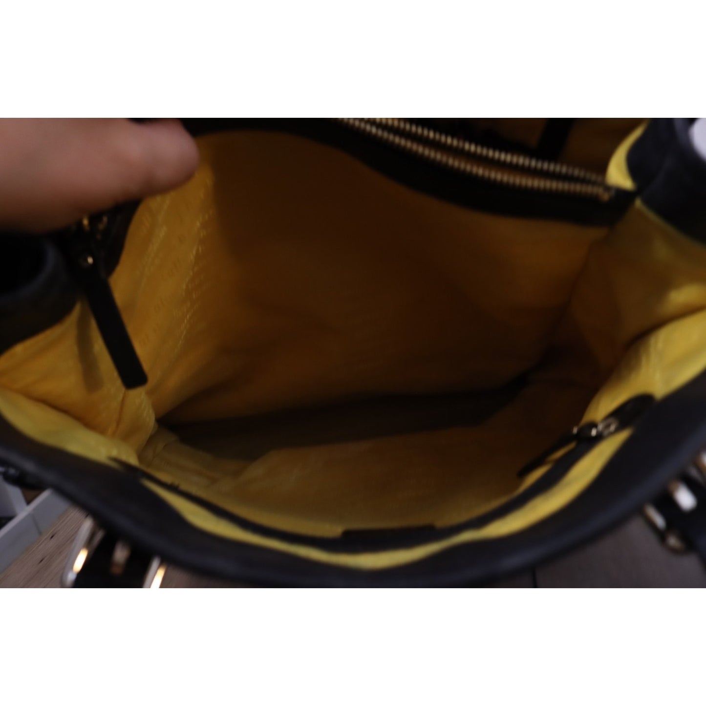 Kate Spade Large Black and White Tote Bag Canvas