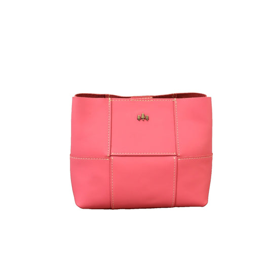 Portland Leather Good Pink Crossbody Bag Charlotte