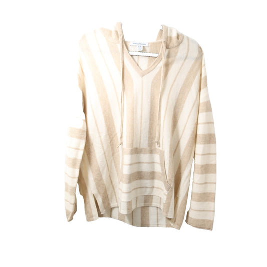 Tommy Bahama Medium Wool/Cashmere V Neck Long Sleeve Hoodie Lightweight