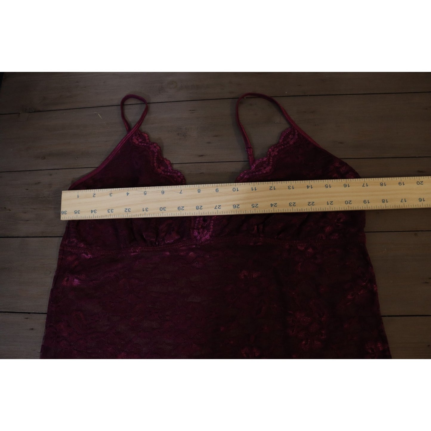 Uhnbranded Baby Doll Purple Lace Nightgown Size XL Nylon/Spandex
