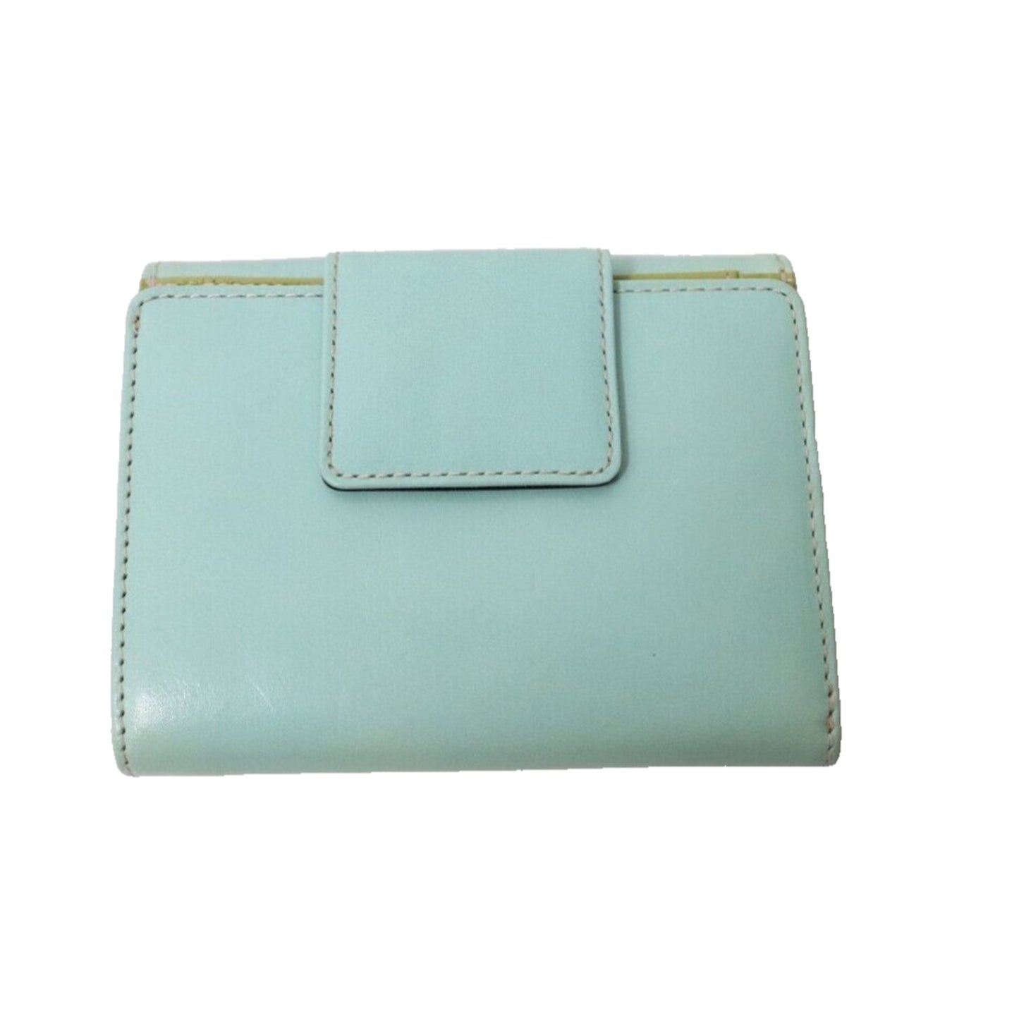 Kate Spade Teal Wallet Pool/Moss Foldable Credit Card Green Inside