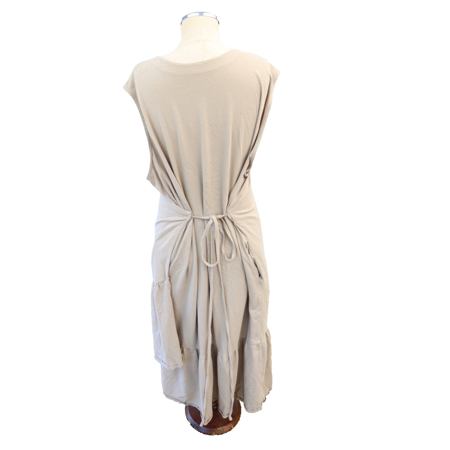 Universal Standard Wrapped Dress Beige Size XL(26/28) Pockets