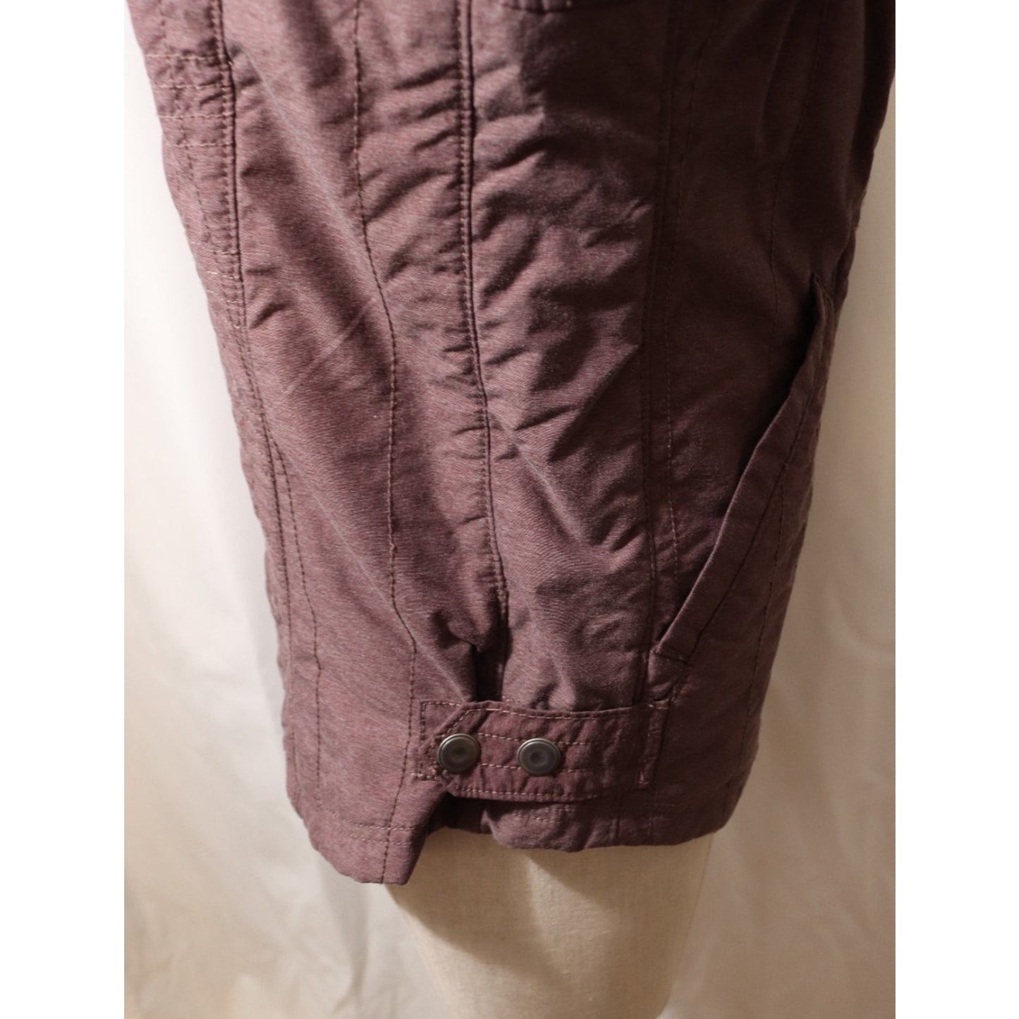Columbia Vest Maroon Pockets Size Medium