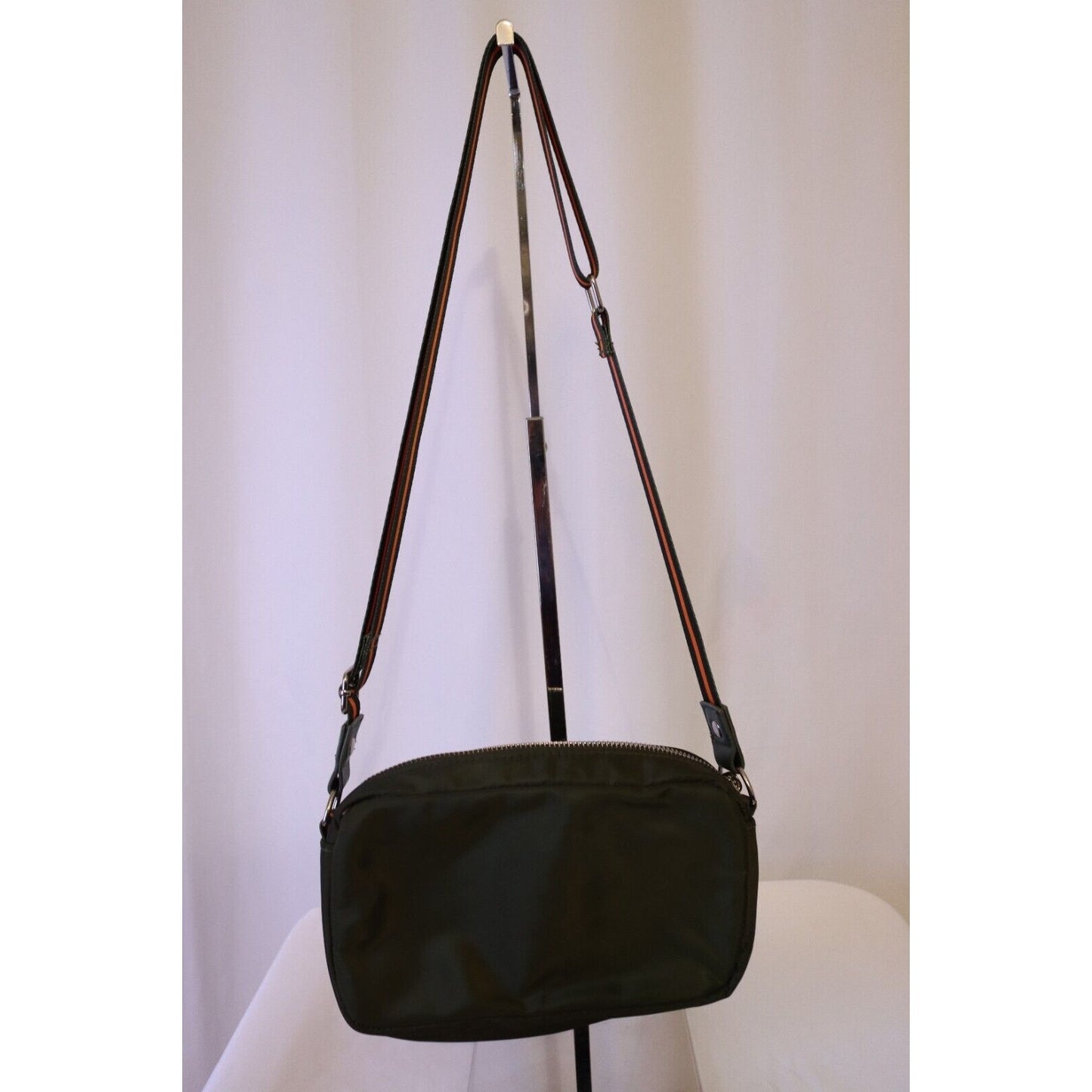 Wild Fable Crossbody Bag with Pockets Army Green Silver Hardware