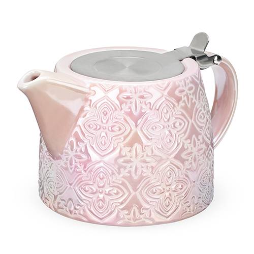 Ceramic Teapot and Infuser- 20 oz - Moroccan