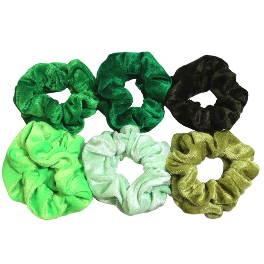 Green Tone Velvet Poof Poofs Collection