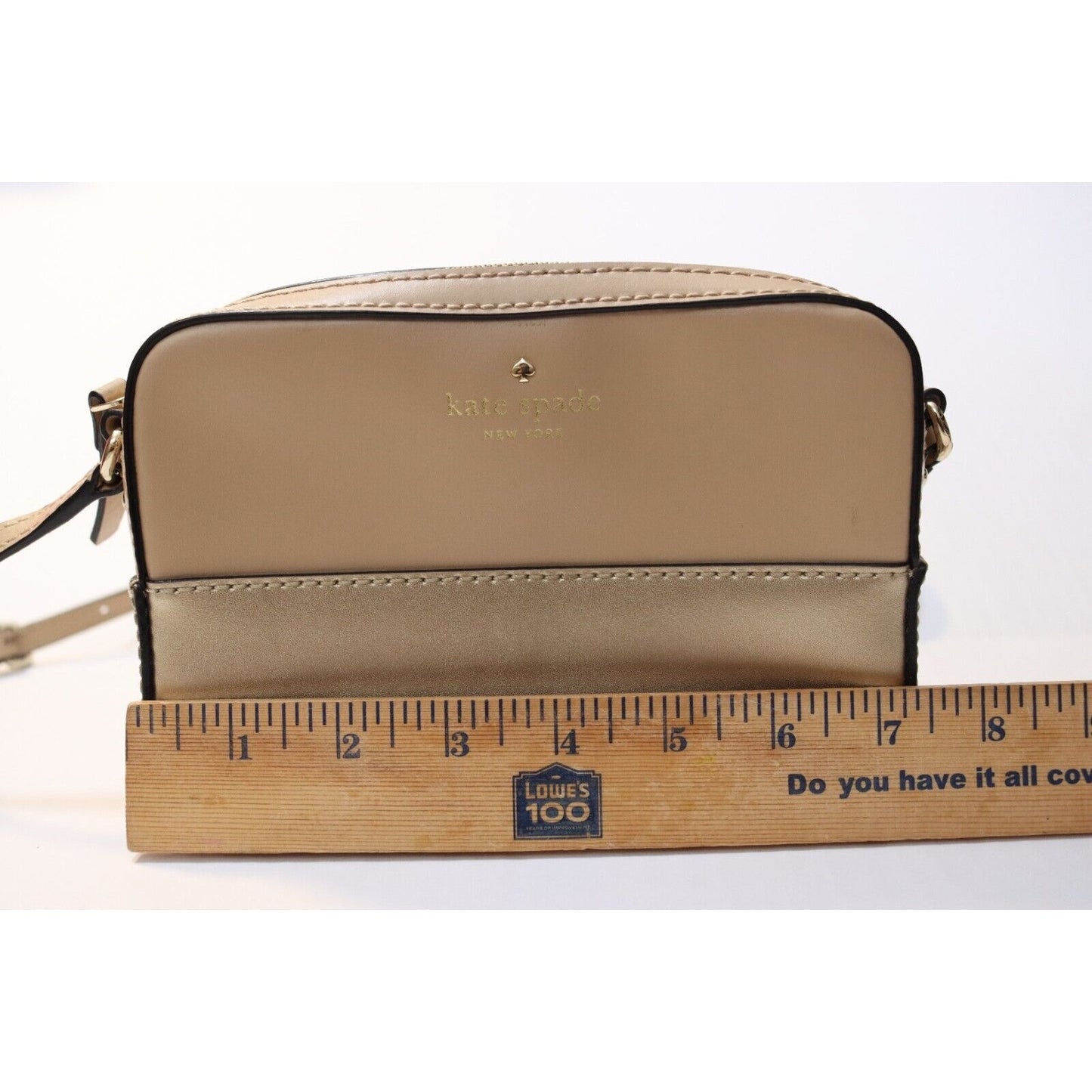 Kate Spade Two Tone Crossbody Hangbag Zip Closure