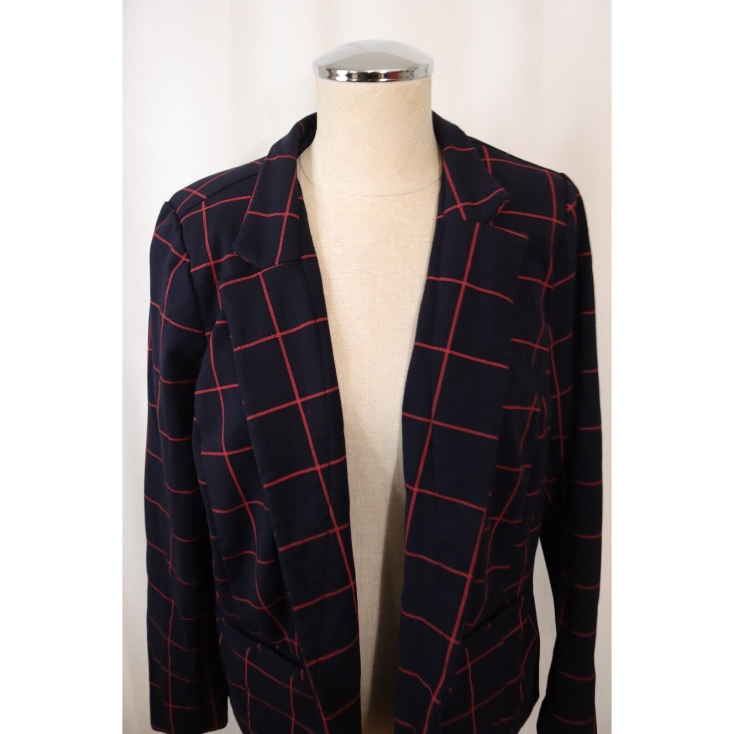 Eloquii Blazer Red and Navy Size 14