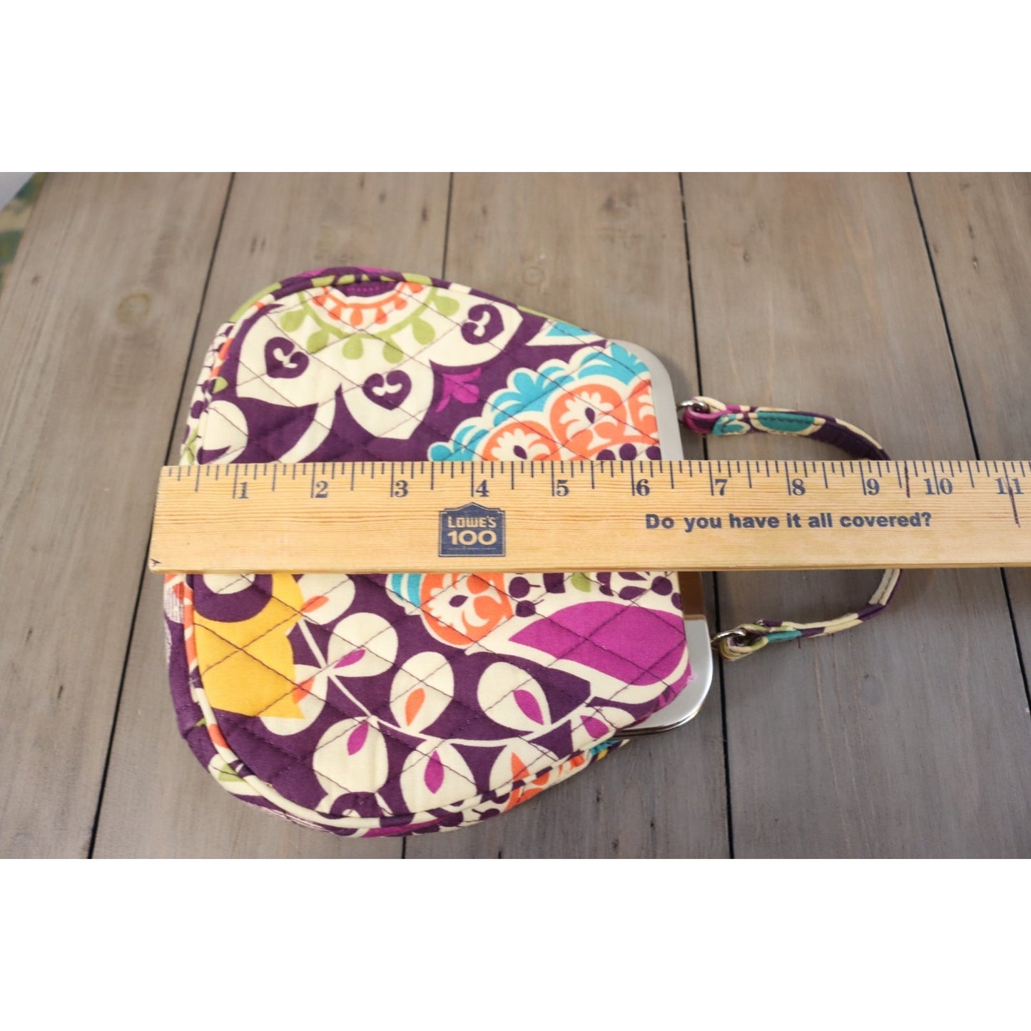 Vera Bradley Convertiable Top Handle/Crossbody Floral Small Bag Mini Frame