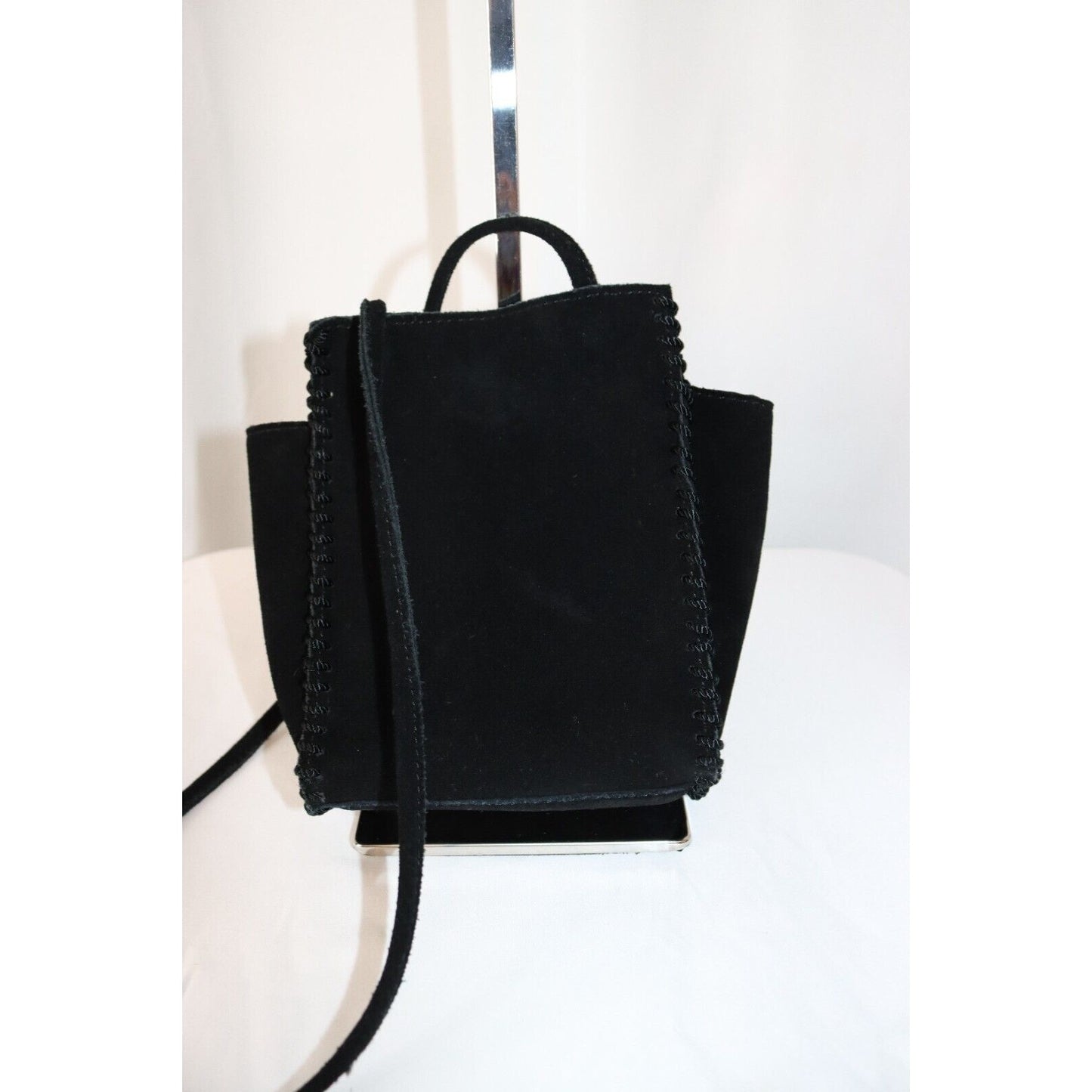 Urban Outfitter Raw Cow Suede Crossbody Bag