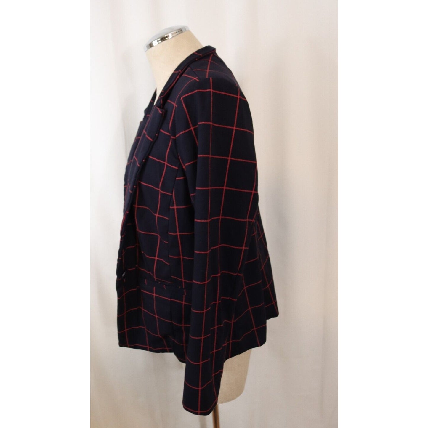 Eloquii Blazer Red and Navy Size 14