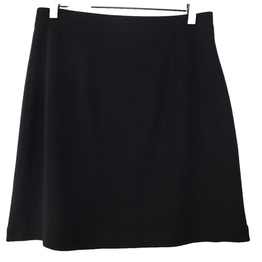 Misook Black Skirt Size Medium Petite Made in Korea (83)