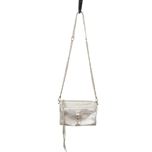 Rebecca Minkoff Silver Leather Chain and Leather Crossbody Strap