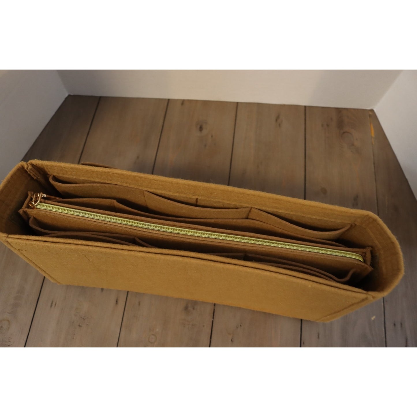 Omystyle Purse Insert Yellow Felt Organizer