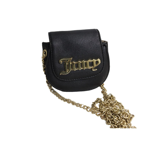 Juicy Couture Crossbody Bag Black Gold Hardware