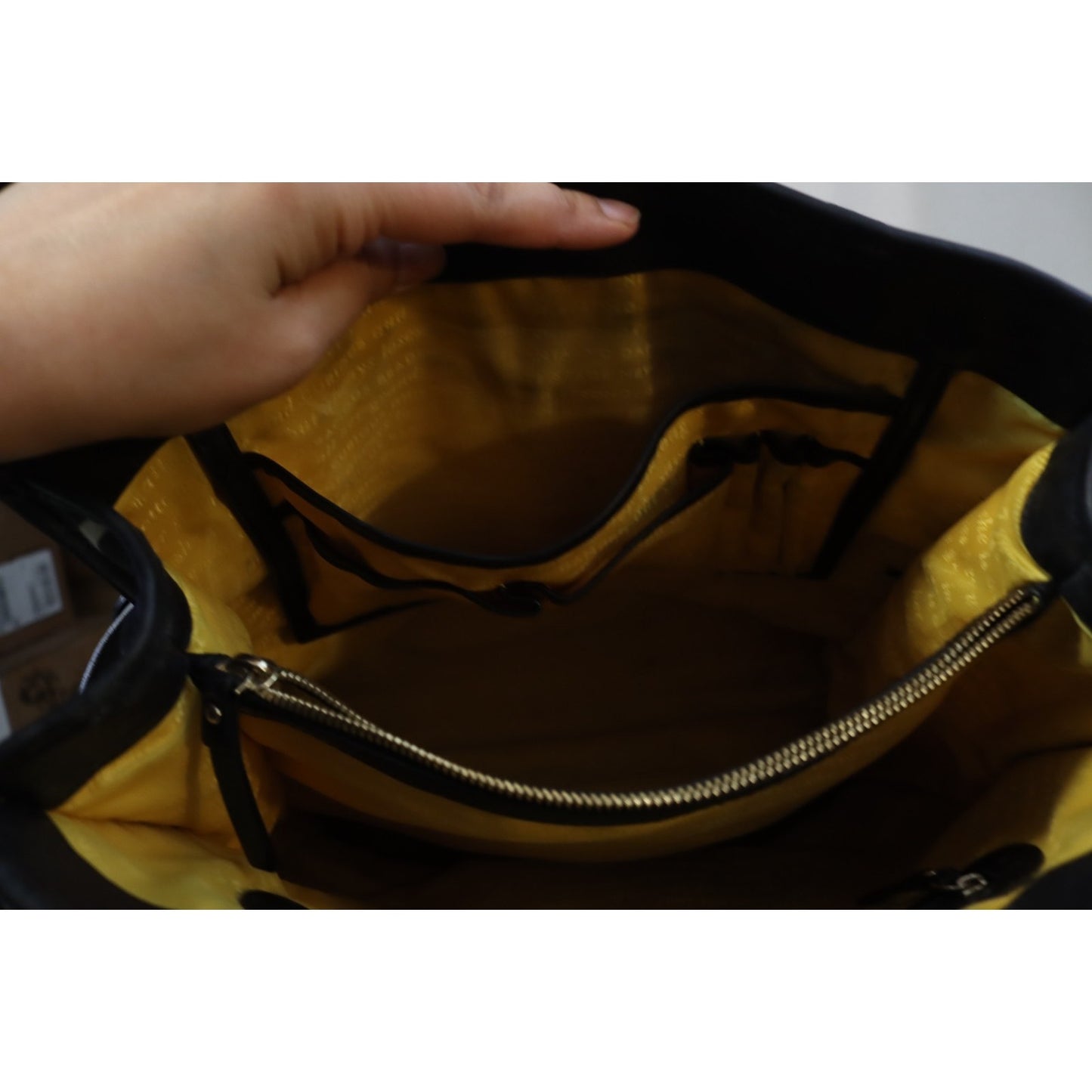 Kate Spade Large Black and White Tote Bag Canvas