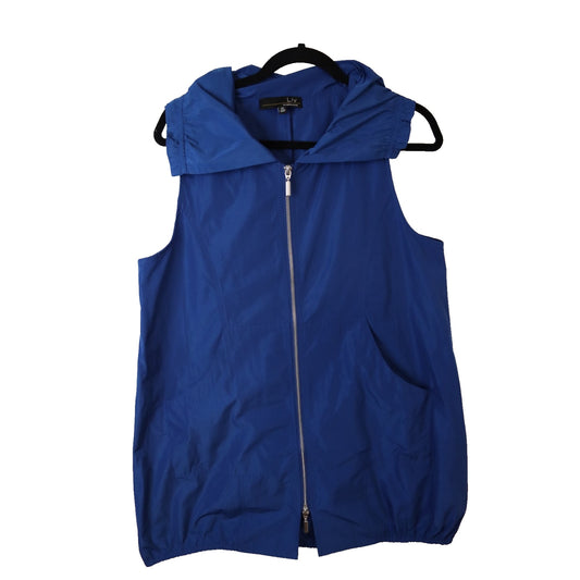 Liv By Habitat Clothes XS Blue Zip Up Vest Sleeveless Polyester