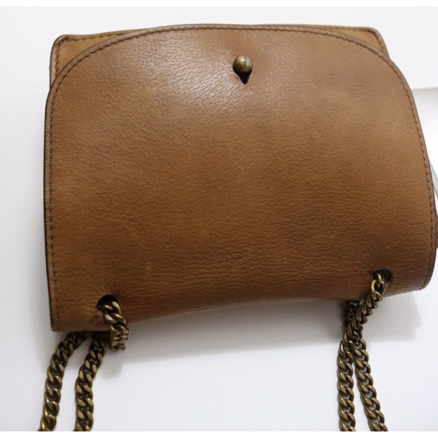 Madewell Leather Unlined Raw Leather Convertable Shoulder/Crossbody