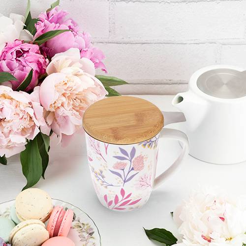 Ceramic Tea Mug- Botancial Bliss