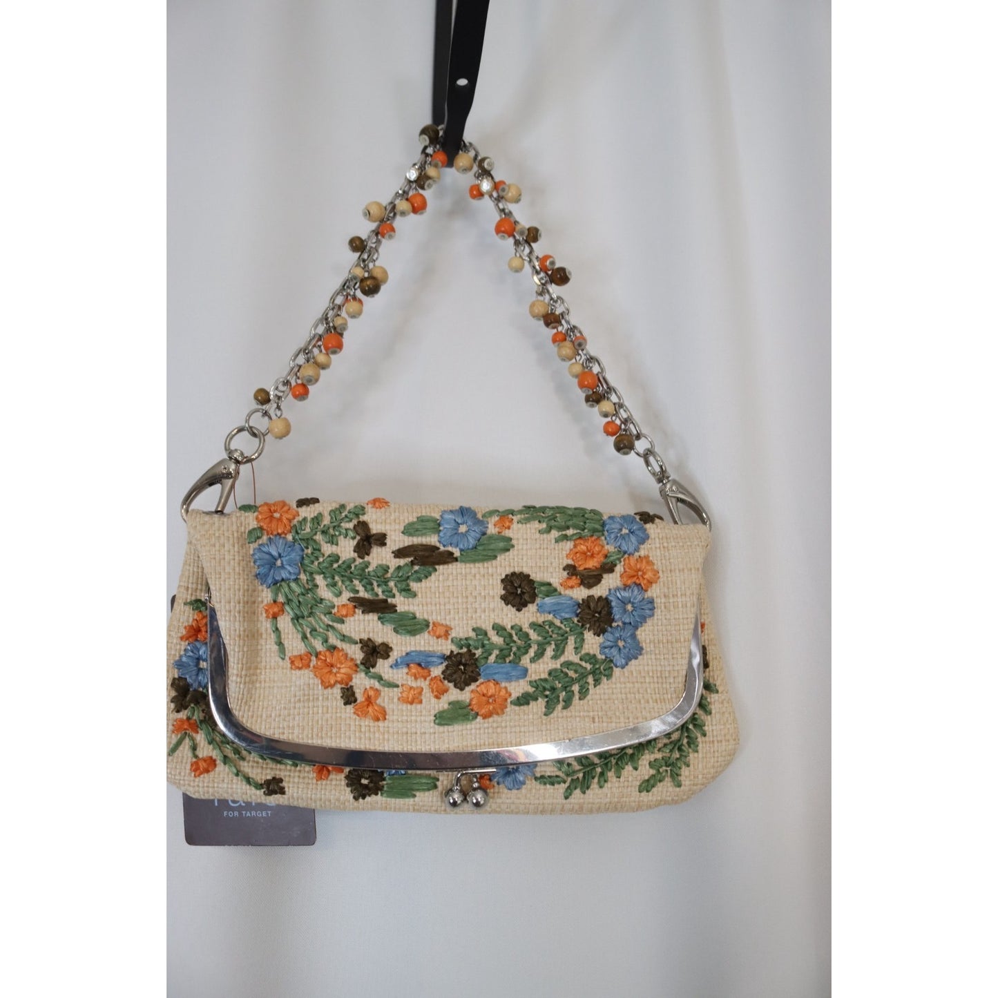 Rafe for Target Straw Embroidery Shoulder Bag
