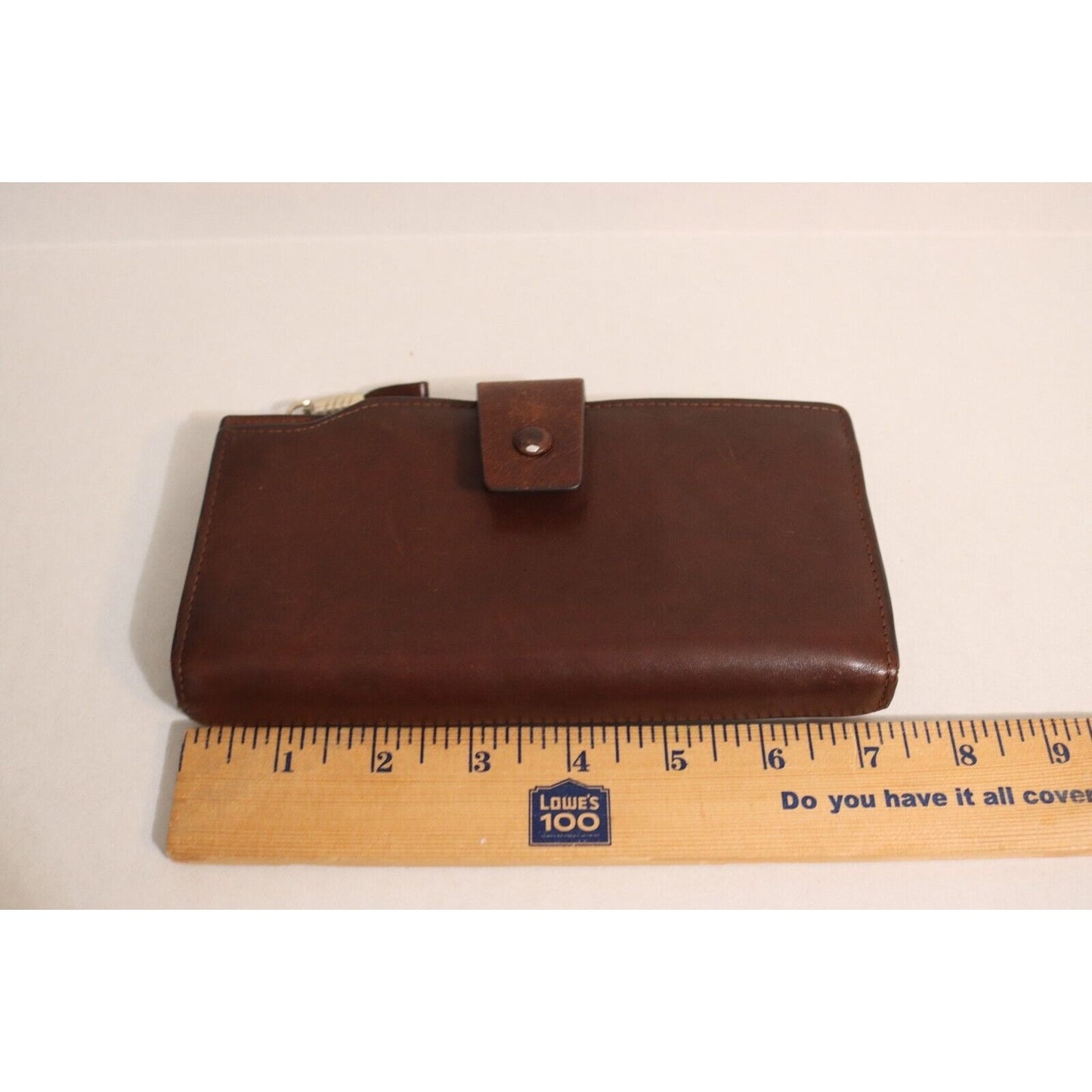 Travelambo Wallet Leater Brown Leather Credit Card ID