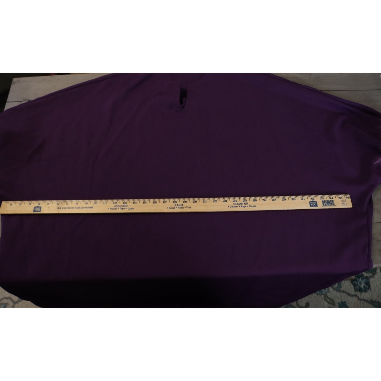 Kaftan Abaya Jilbab Purple Batwing Thick Short Sleeve