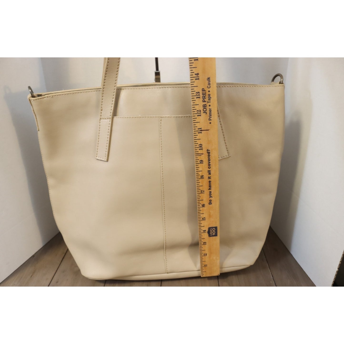 Able Alem Utility Bag Fog Tote Zip Crossbody Large Double Handle