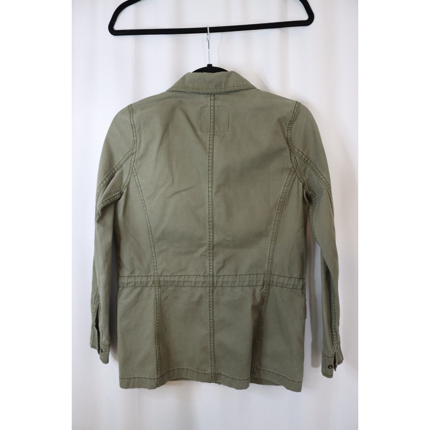 Madewell Utility Cargo Jacket Women's XS Passage Olive Green Long Sleeve