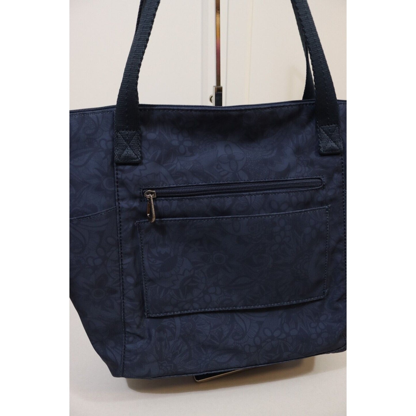 Saksroot Travel/Tote Bag Blue Floral Design