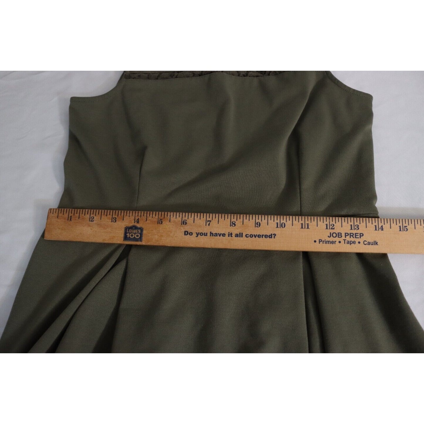 Altar'd State Green Fit and Flare Dress Size Medium Zip Sleeveless