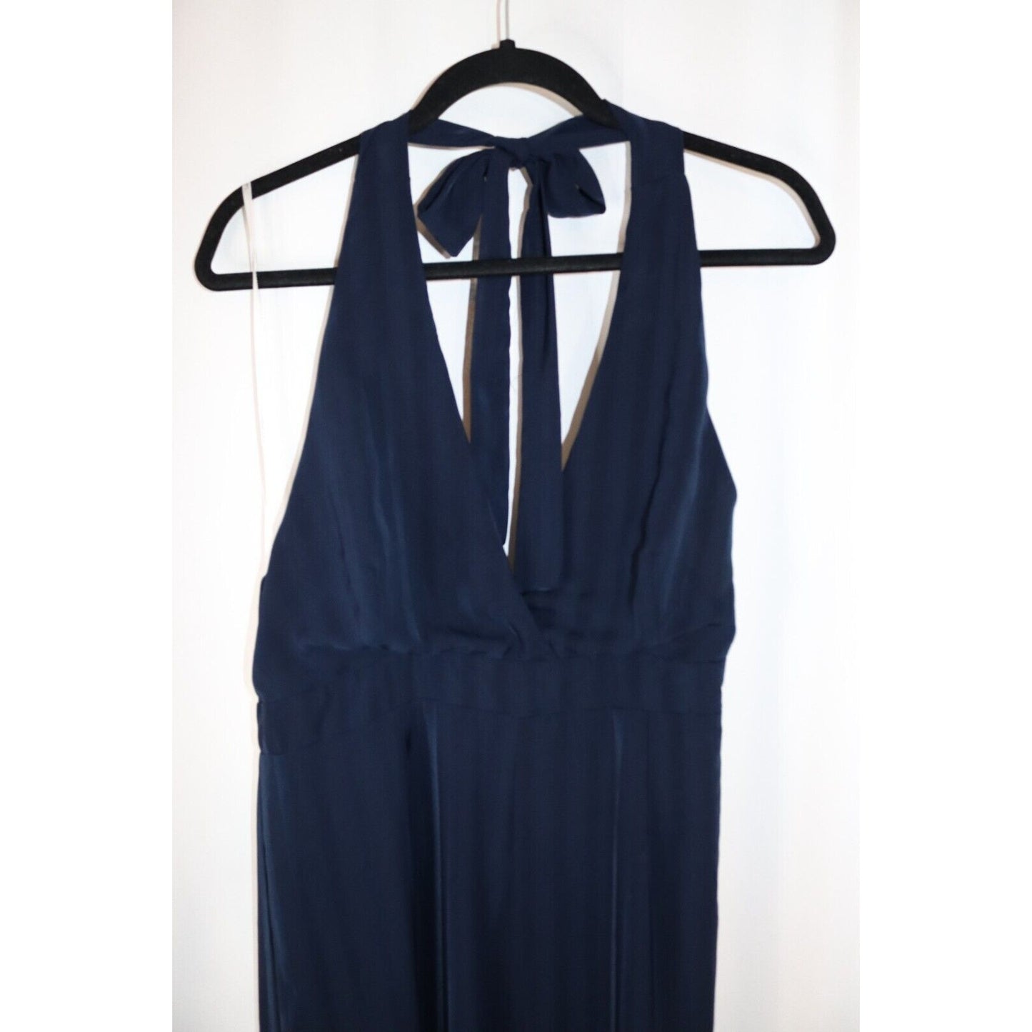 Lulus Wide Leg Jumpsuit Blue Size X Large Sleeveless Polyester/Rayon