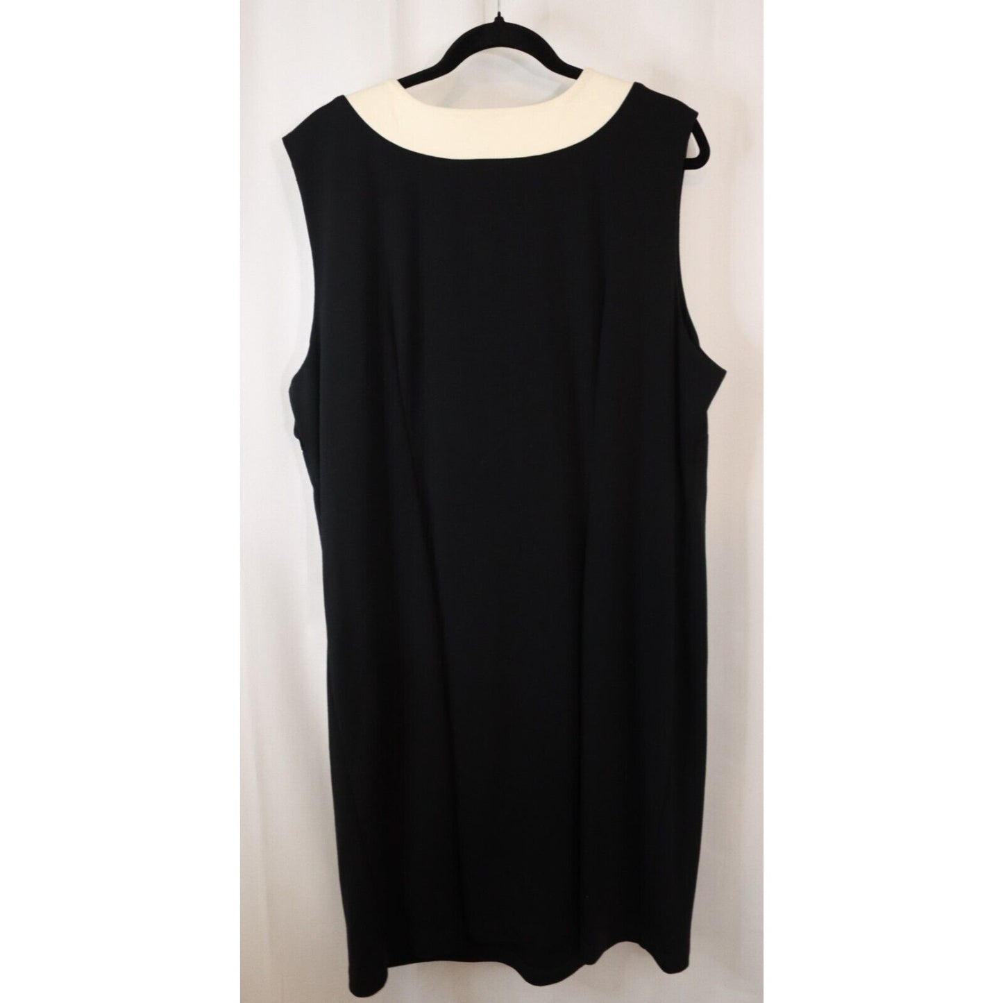 Michael Kors Black Dress White Trims Lined Size 2X