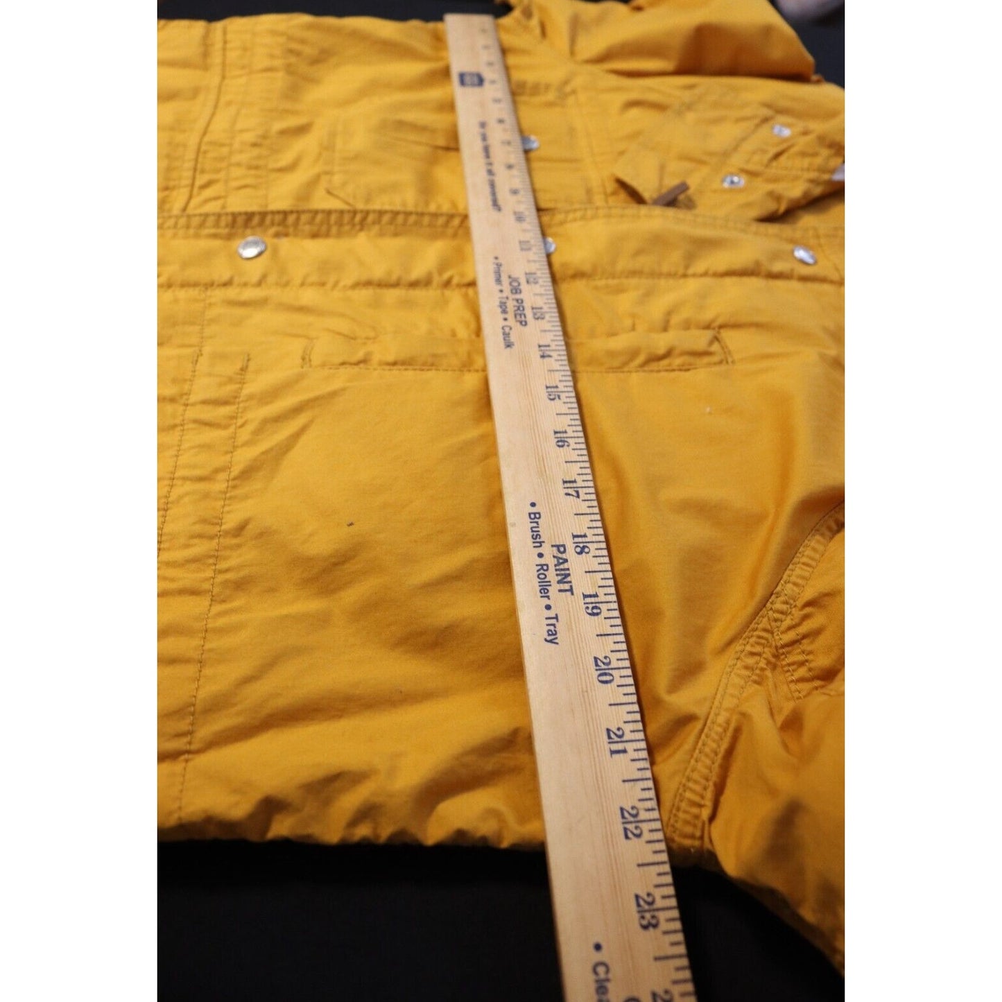 Woolrich Yellow Jacket Hoodie Size Medium Cotton