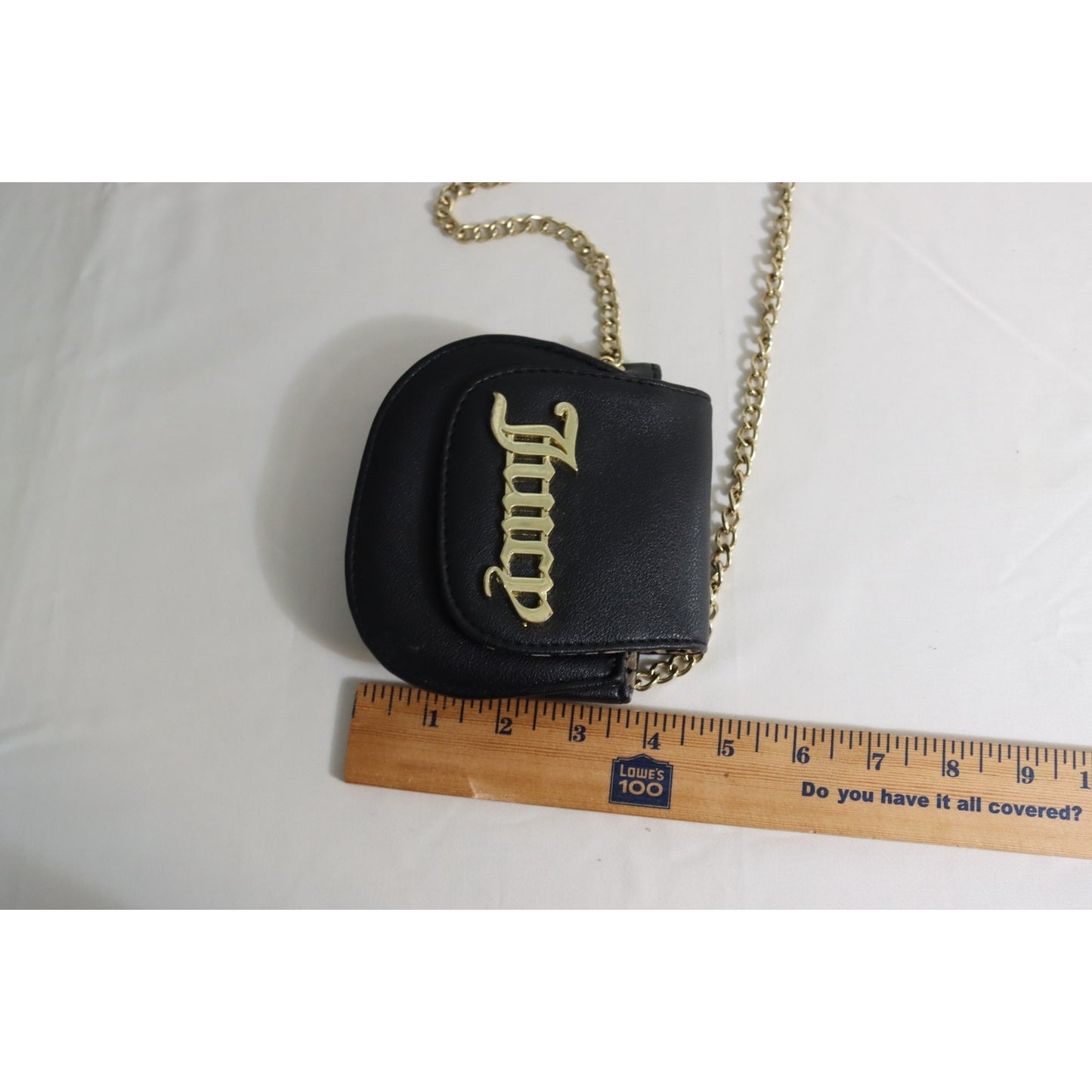 Juicy Couture Crossbody Bag Black Gold Hardware