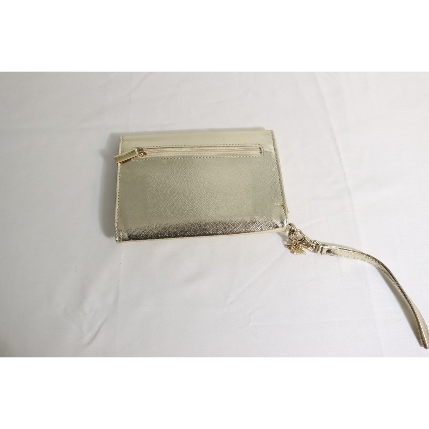 Hanae Mori Paris Gold Wallet Wristlet