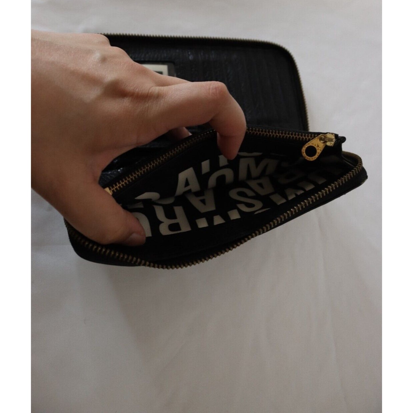 Marc by Marc Jacobs Standard Supply Leather Zip Around Wallet FLAW