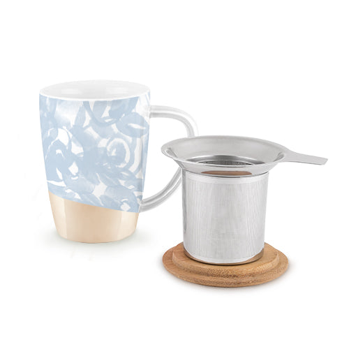 Ceramic Tea Mug -Dusty Blue