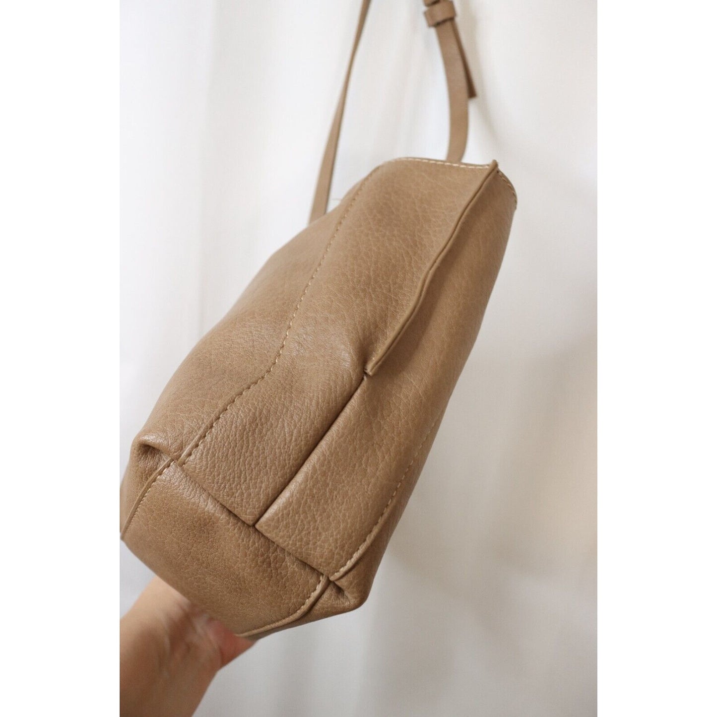 By Antropologie Brown Bag Adjustable Crossbody Strap