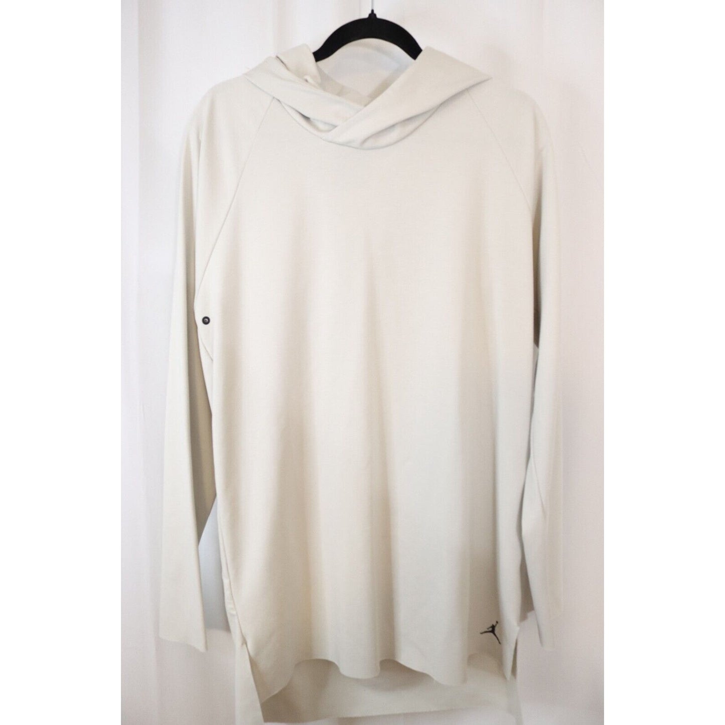 Nike Long Sweater Size Large Unhemed Bottom High Low Off White